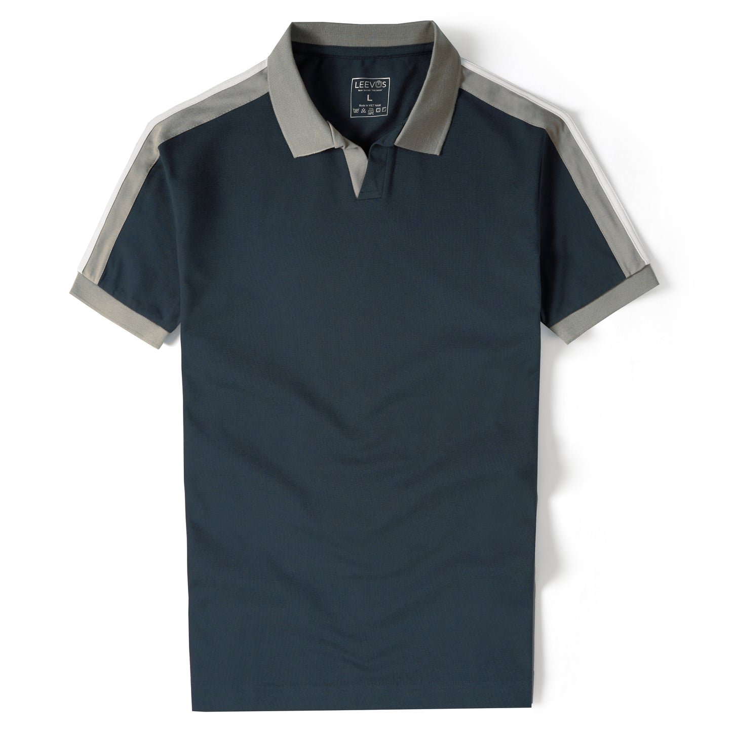 Áo Thun Polo V-NECK CVC LEEVUS Phối Bo APL318