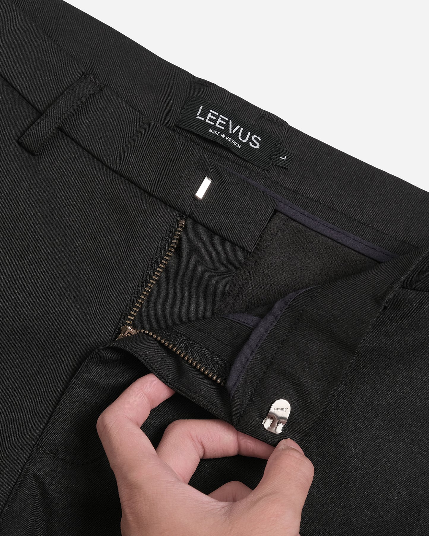 Quần kaki Stretch Chinos - Chất liệu khaki - LEEVUS QD05