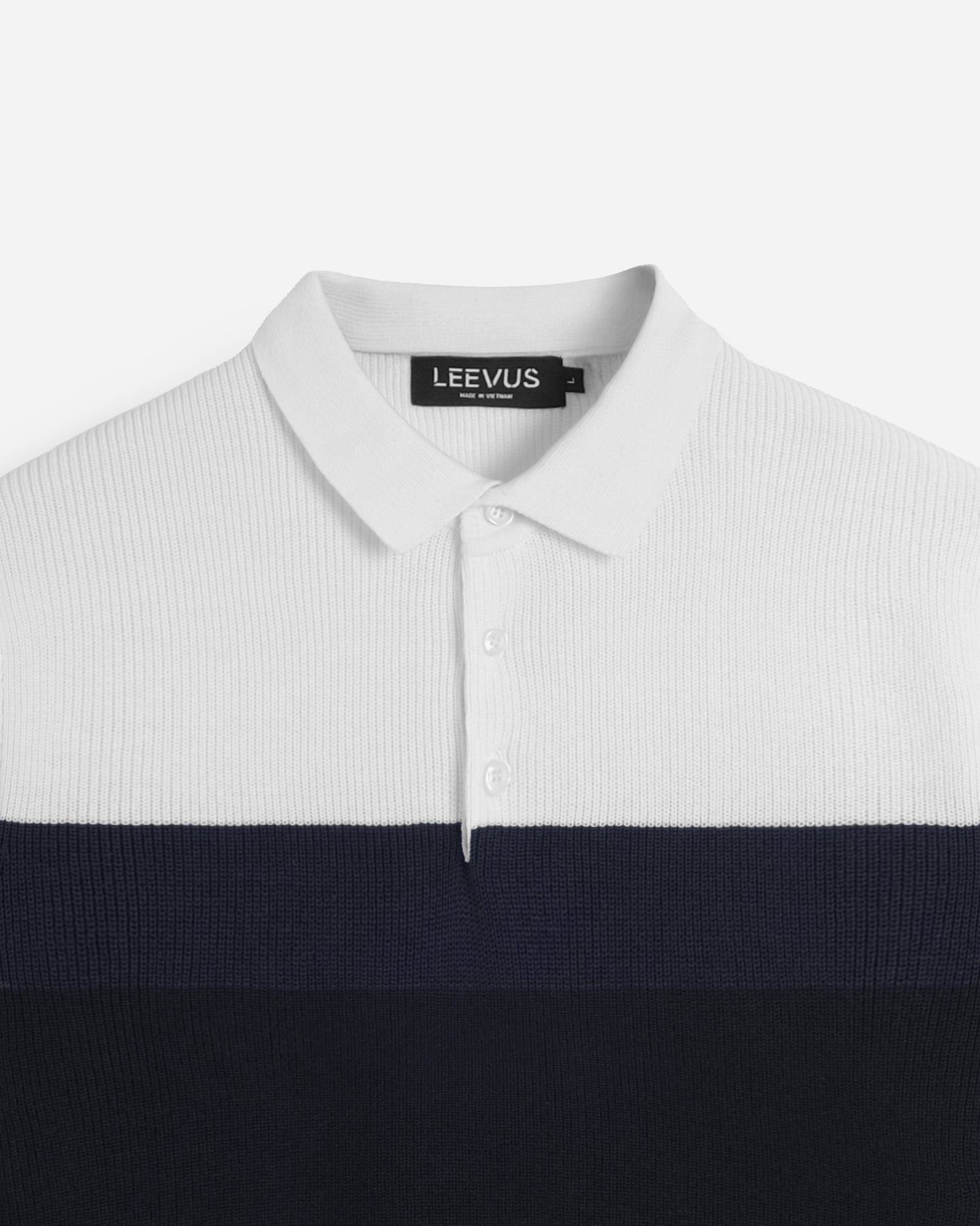 Polo Cyantotype knit - LEN DỆT KIM - APL336