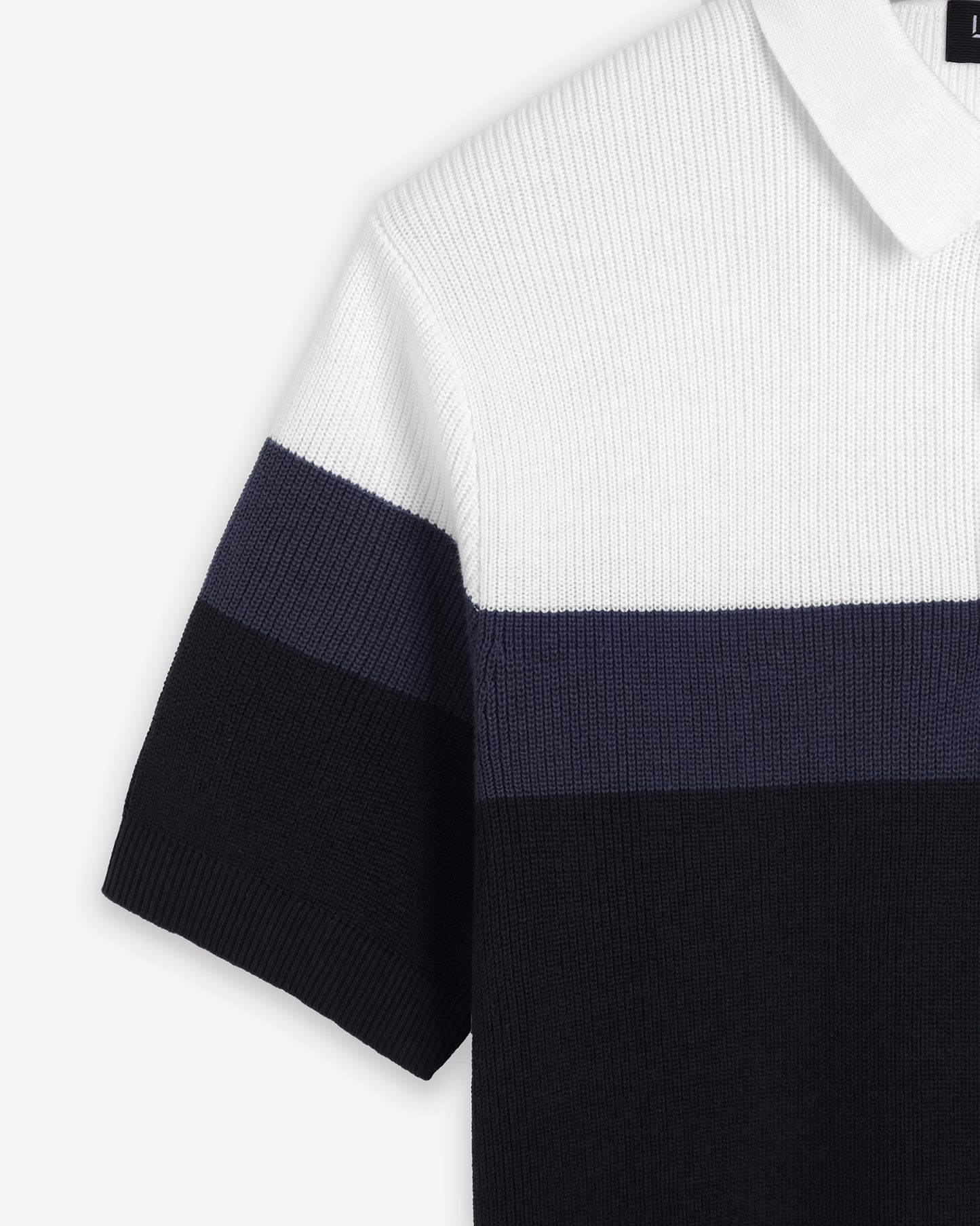 Polo Cyantotype knit - LEN DỆT KIM - APL336