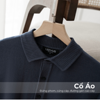 Áo Sơ Mi Nam Dệt Kim RIBBED-COLLAR APL358