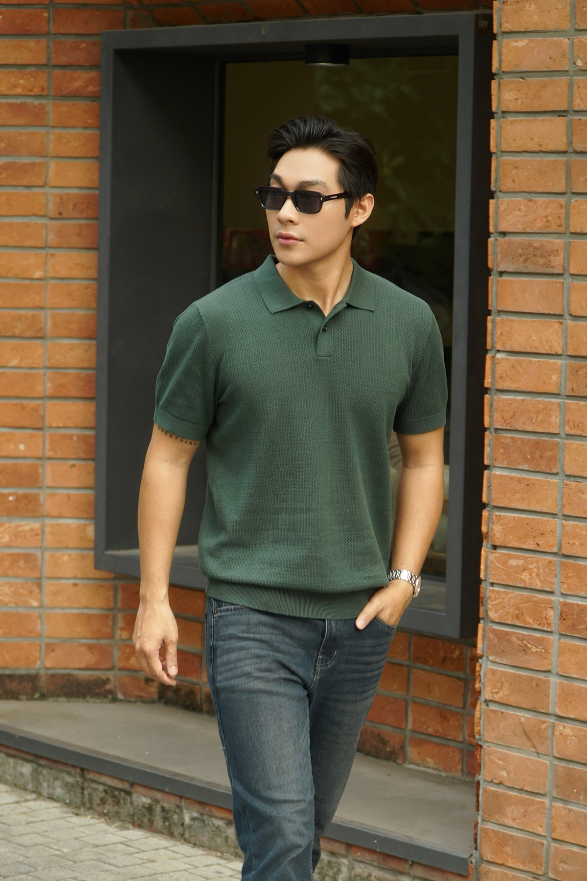 Áo Polo Nam Dệt Kim Deki APL377