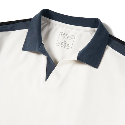 Áo Thun Polo V-NECK CVC LEEVUS Phối Bo APL318