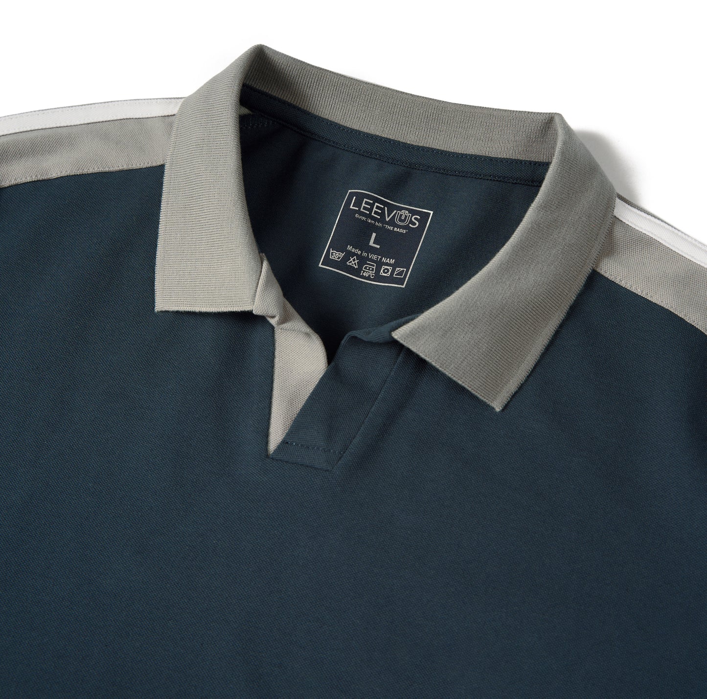 Áo Thun Polo V-NECK CVC LEEVUS Phối Bo APL318