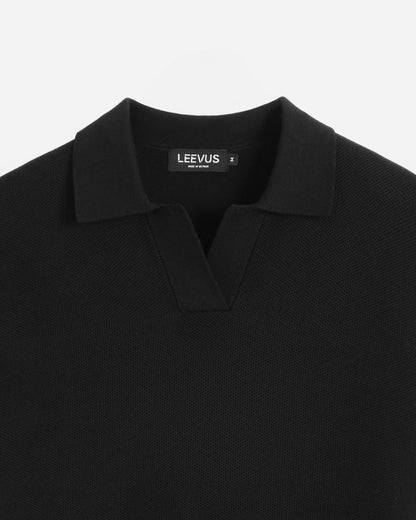 Polo VNeck Knit - LEN DỆT KIM - APL335