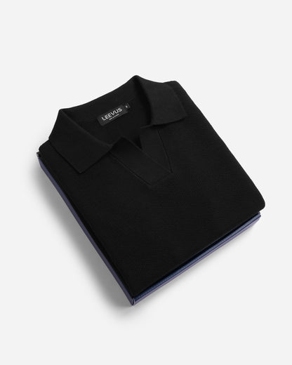Polo VNeck Knit - LEN DỆT KIM - APL335