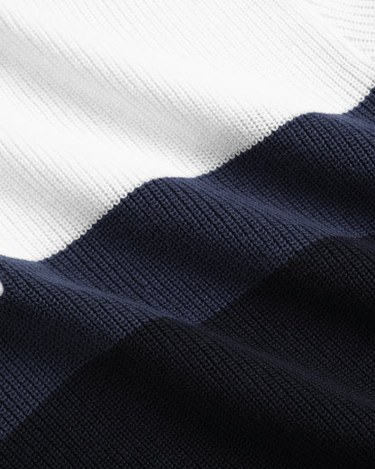 Polo Cyantotype knit - LEN DỆT KIM - APL336