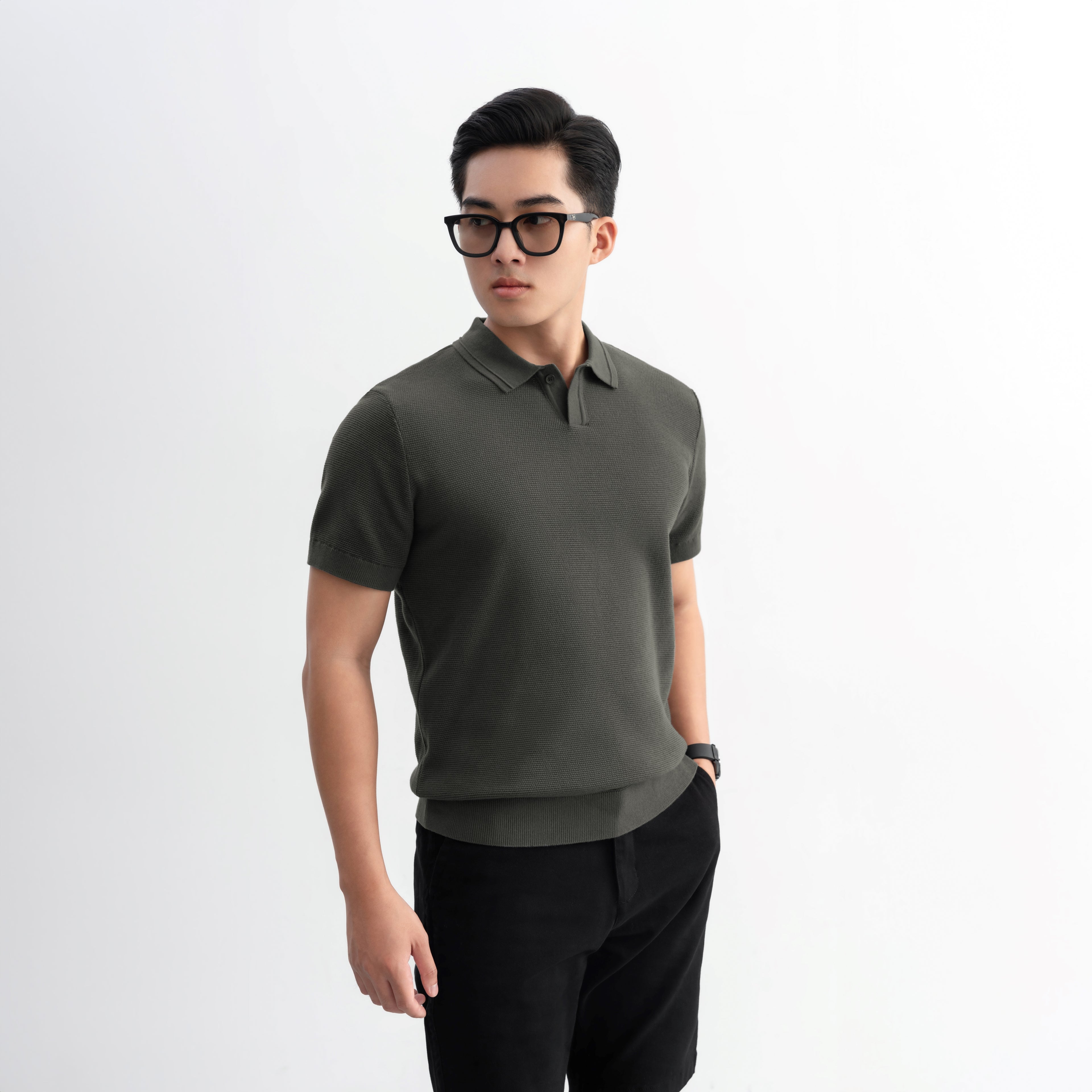 Áo Polo Gata Knit LEN DỆT KIM APL332
