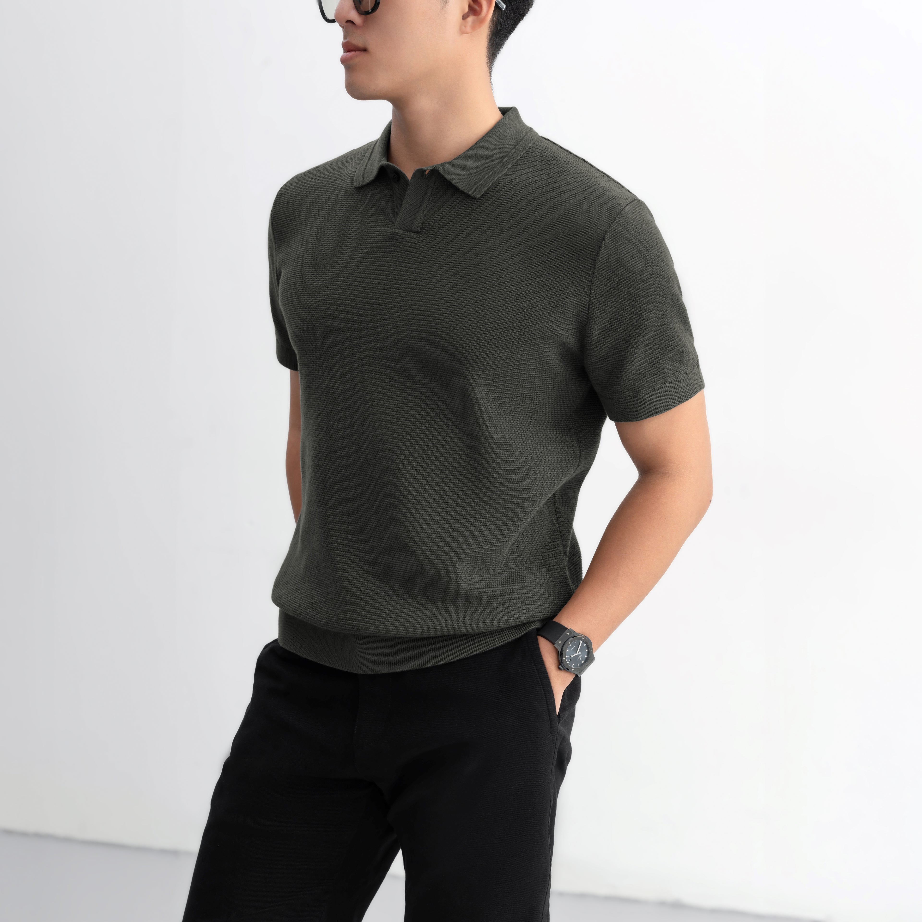 Áo Polo Gata Knit LEN DỆT KIM APL332