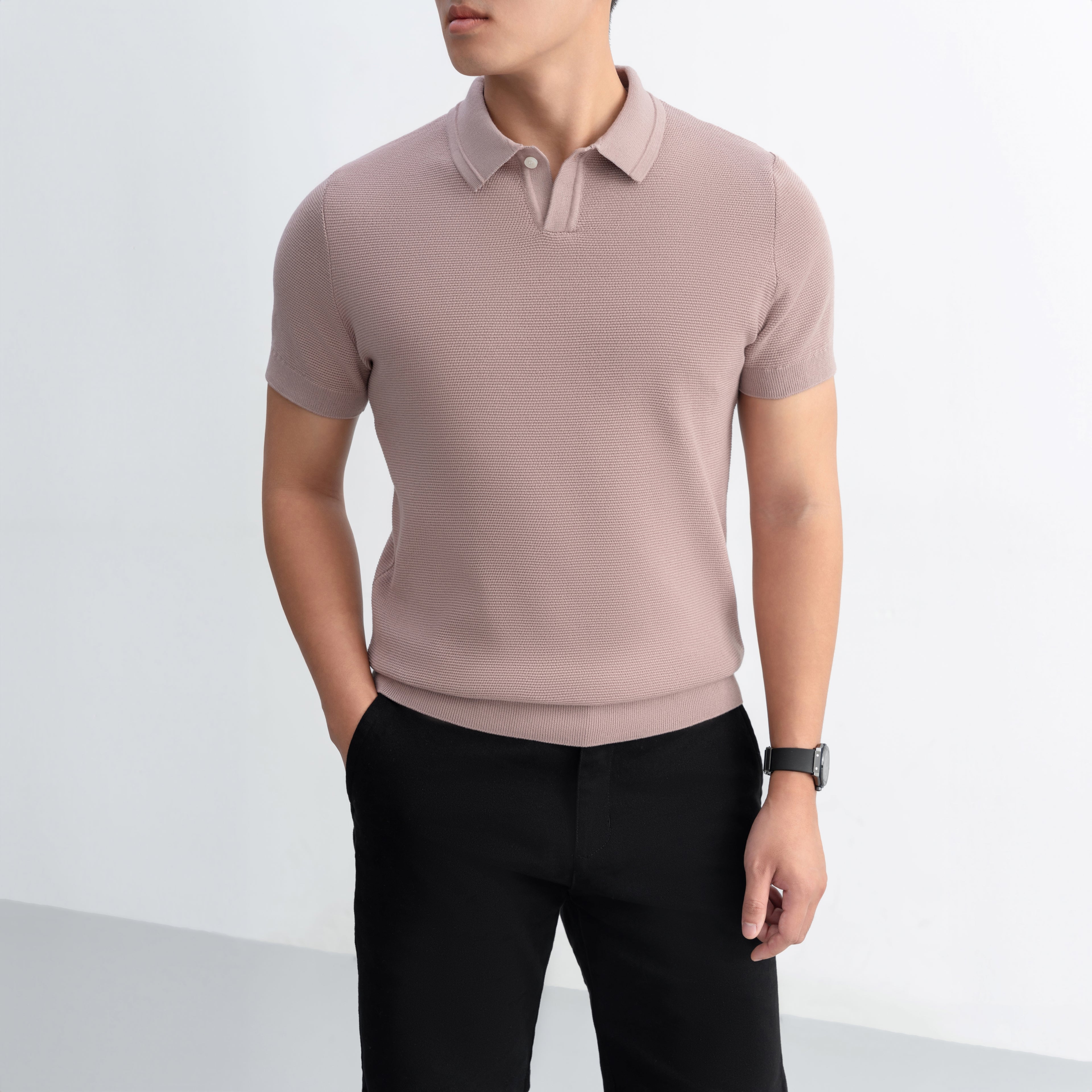 Áo Polo Gata Knit LEN DỆT KIM APL332