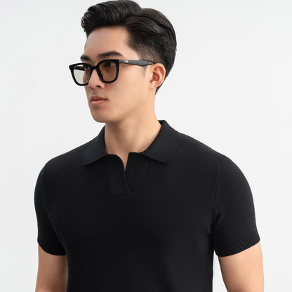 Polo VNeck Knit - LEN DỆT KIM - APL335