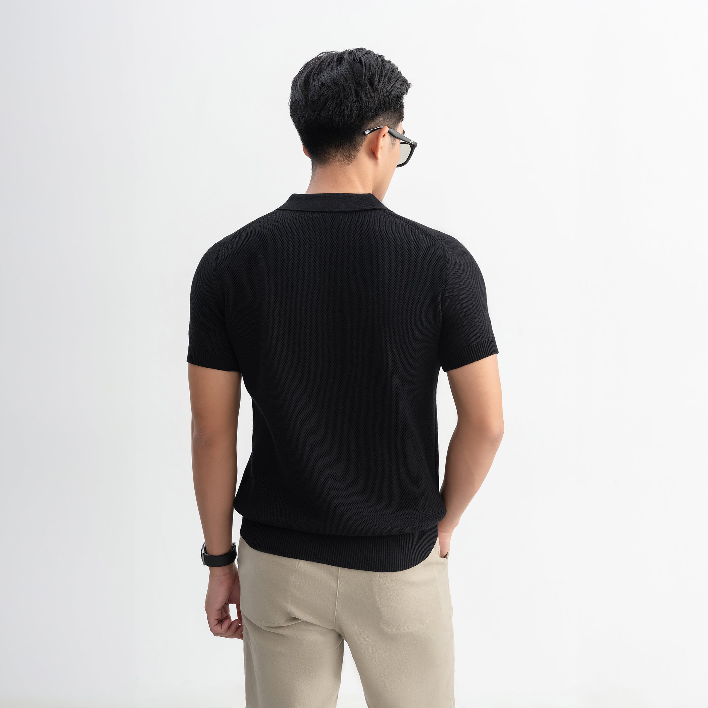 Áo Polo Dệt Kim VNeck Knit APL335