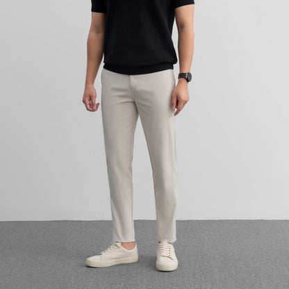 Quần kaki Stretch Chinos - Chất liệu khaki - LEEVUS QD05