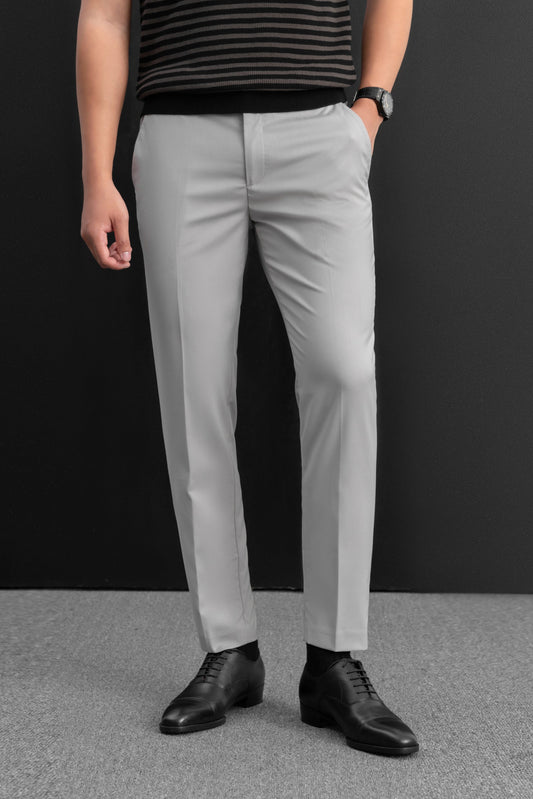 Quần tây nam Elasticband - Chất liệu Twill Rayon - LEEVUS QD04