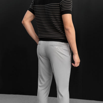 Quần tây nam Elasticband - Chất liệu Twill Rayon - LEEVUS QD04