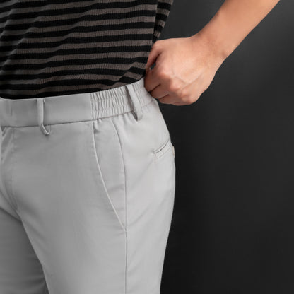 Quần tây nam Elasticband - Chất liệu Twill Rayon - LEEVUS QD04