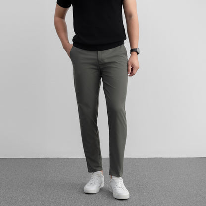 Quần kaki Stretch Chinos - Chất liệu khaki - LEEVUS QD05