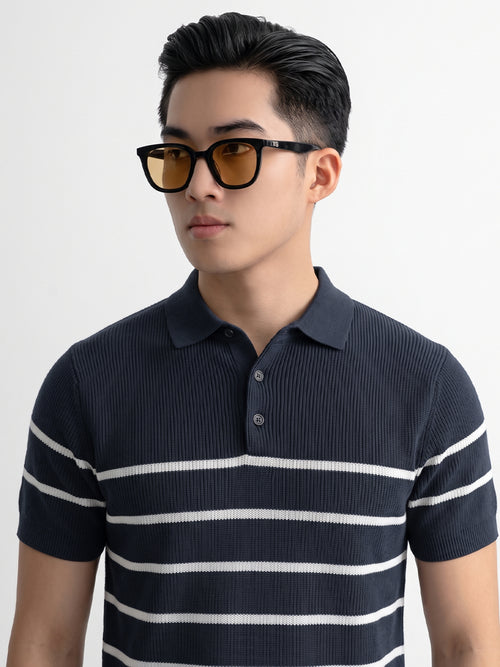 Áo Polo Dệt Kim MIX STRIPE APL354